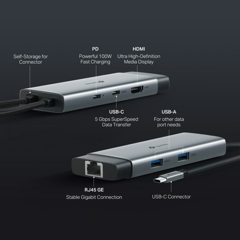 TP-Link UH6120C 6 in 1 USB C Hub