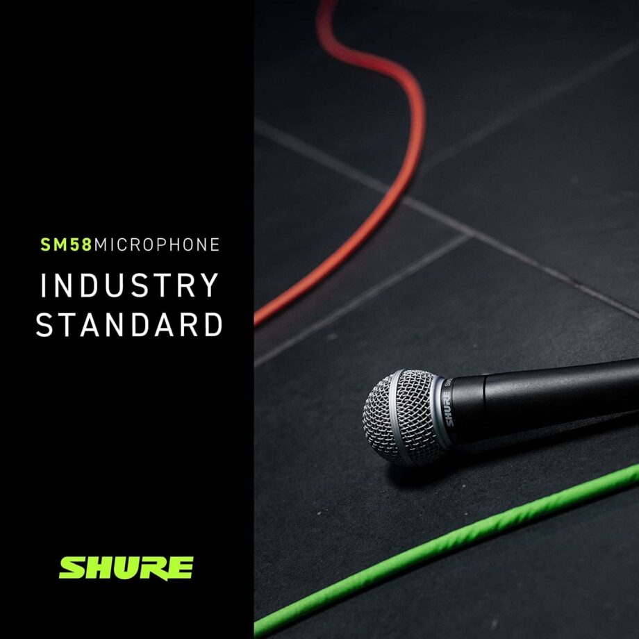 Shure SM58 Pro XLR Dynamic Professional Studio & Live Performance Microphone (SM58-LC) (Pre-Order)