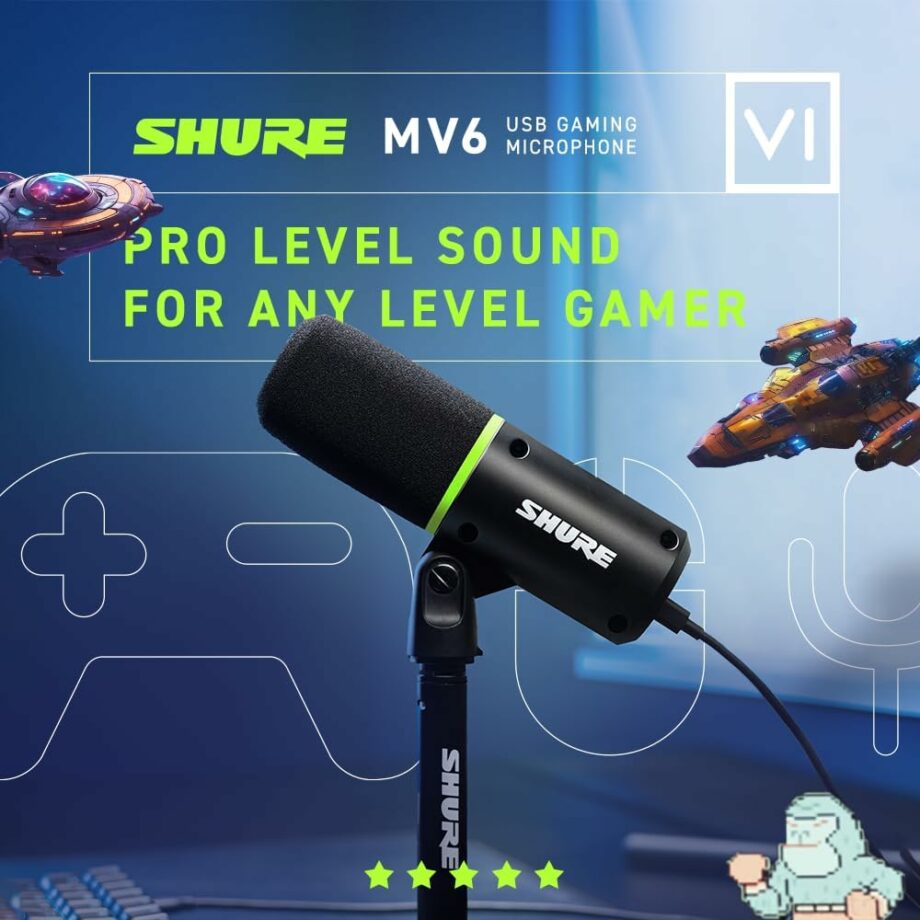 Shure MV6 Dynamic USB Gaming Microphone (Pre-Order)