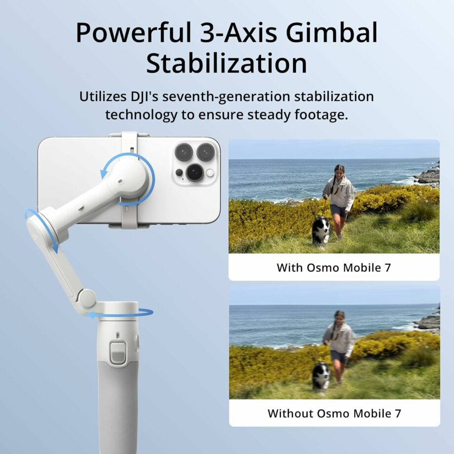 DJI Osmo Mobile 7 Gimbal Stabilizer for iPhone and Android Devices (Pre-Order)