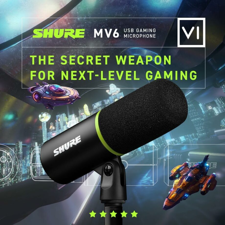 Shure MV6 Dynamic USB Gaming Microphone (Pre-Order)