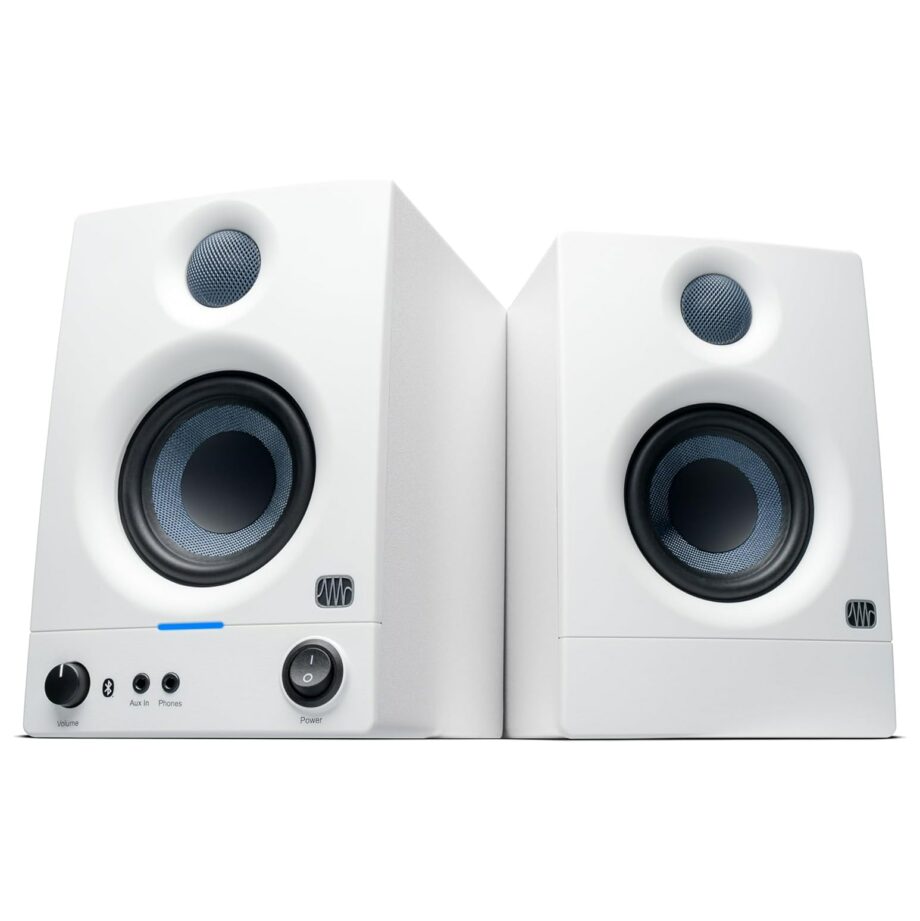 PreSonus Eris 3.5BT Gen 2 2024 Studio Powered Active Monitor Speakers - White (Pre-Order)