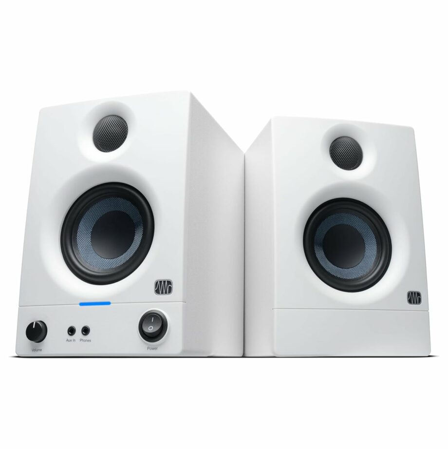 PreSonus Eris 3.5 Gen 2 2024 Studio Powered Active Monitor Speakers - White (Pre-Order)