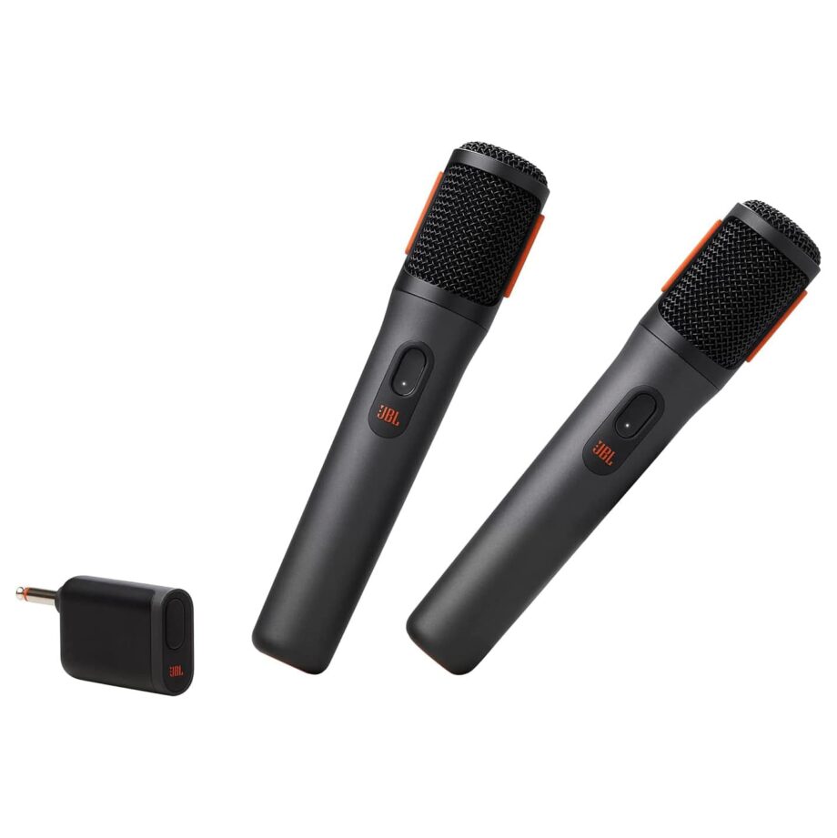 JBL PartyBox 2X Rechargeable Wireless Microphones - Compatible with All PartyBox Speakers